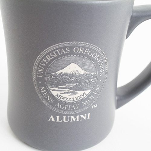 Oregon Seal, RFSJ, Inc., Alumni, Ceramic, Home & Auto, School Seal, Traditional Mug, Ceramic, Matte finish, 98617, Gray